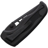 Blackie Collins ButtonLock Assisted Opening Knife 4 Inch Closed 3 Inch Partially Serrated Blade For EDC Enthusiasts by Blackie Collins
