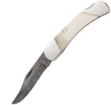 Bear & Son White Smooth Bone Lockback WSB05D by Bear & Son
