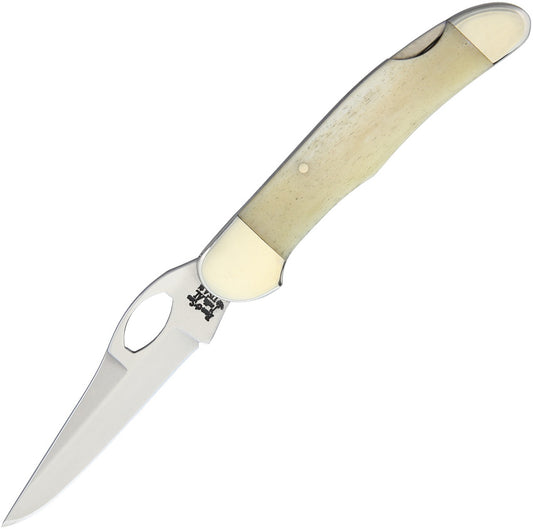 Bear & Son Lockback White Smooth Bone WSB149L