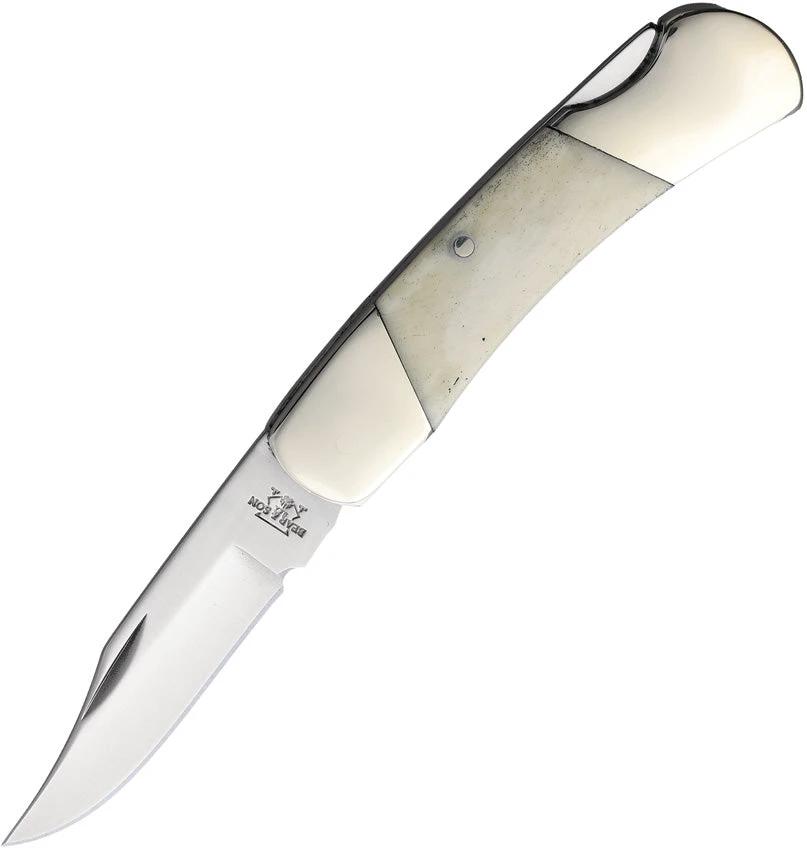 Bear & Son Executive Lockback White Sm WSB26 by Bear & Son