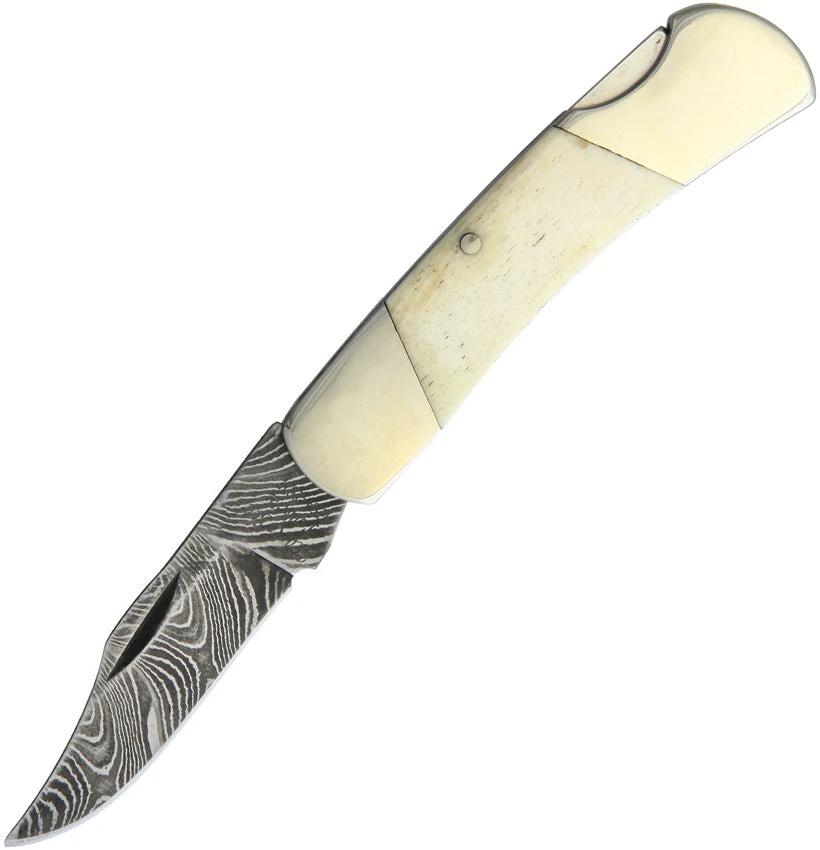 Bear & Son Executive Lockback White Bone WSB26D by Bear & Son