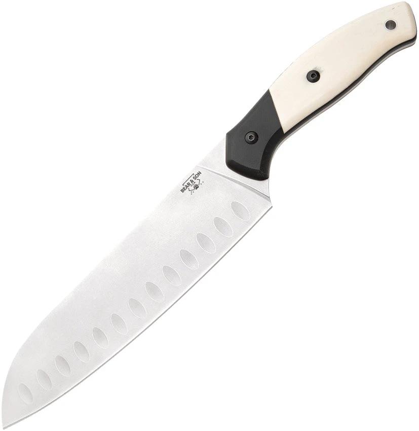 Bear & Son Santoku White Bone WSB30 by Bear & Son