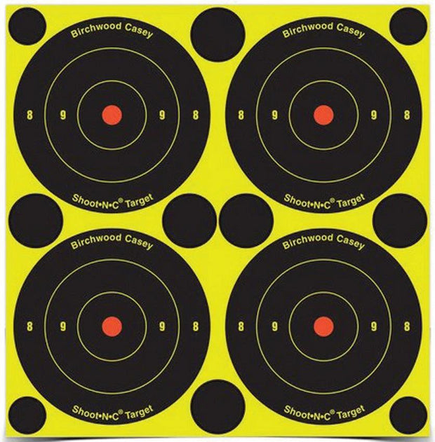 Birchwood Casey Shoot-NC 3in Bulls Eye Target BC-34375 by Birchwood Casey