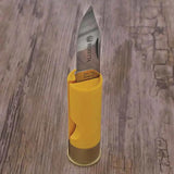 Beretta Shotgun Shell Knife 70YL Compact EDC Blade With Yellow Shell Handle For Beretta Fans And Hunters by Beretta