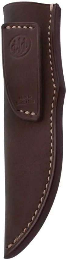 Beretta Hunter Knife Giraffe Bone Handle With N690 Full Tang Premium Leather Belt Sheath Hunters by Beretta