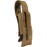 Beretta Grip-Tac Single Mag Pouch Holds One Magazine Coyote Brown 1000D Nylon DWR Velcro Snap For Tactical Duty by Beretta
