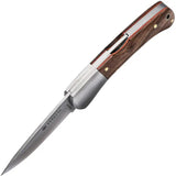 Beretta Reedbuck Lockback Knife for EDC and Outdoors with 3.13in Drop Point 440 Stainless Walnut Grip G10 Liners by Beretta