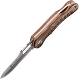 Beretta Bushbuck Lockback Knife for Outdoorsmen 3.5in Satin 440 Stainless Blade Walnut Handle Lanyard by Beretta