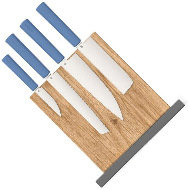 Butterfork Modern Kitchen Set w/Stand Blu BF01-WS-BU by Butterfork