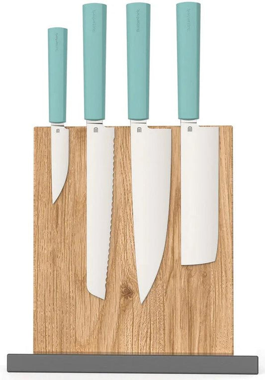 Butterfork Modern Kitchen Set w/Stand Grn BF01-WS-MT by Butterfork