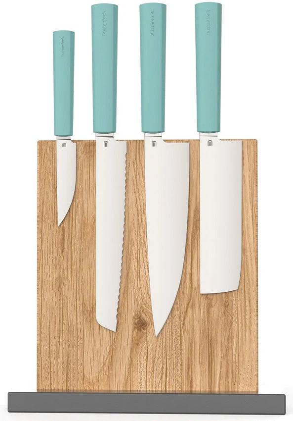 Butterfork Modern Kitchen Set w/Stand Grn BF01-WS-MT by Butterfork
