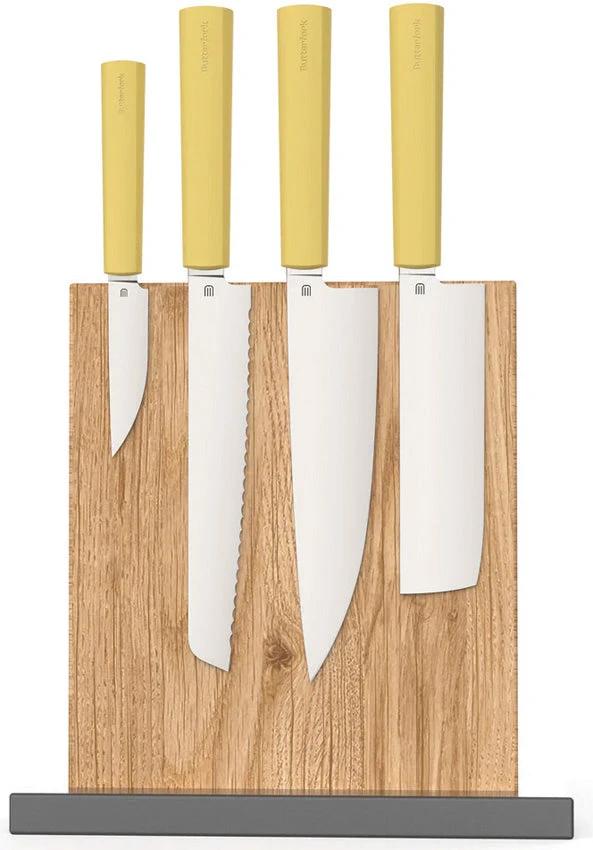Butterfork Modern Kitchen Set w/Stand YL BF01-WS-YL by Butterfork