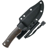 Black Fox Explorator Fixed Blade Knife 02FX741 440C Stonewashed Blade Micarta Handle Firestarter Sheath For Survivalists by Black Fox