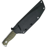 Black Fox Golem Fixed Blade Knife OD Green D2 Tool Steel Five And A Half Inch Blade Durable Outdoorsmen by Black Fox