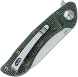 Black Fox Dripper Linerlock Folding Knife With OD Micarta Handle 3.75in Closed EDC Ready Rugged by Black Fox