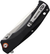 Black Fox Linerlock Knife BF782 Satin D2 Blade G10 Handle Orange Accents EDC Tactical by Black Fox