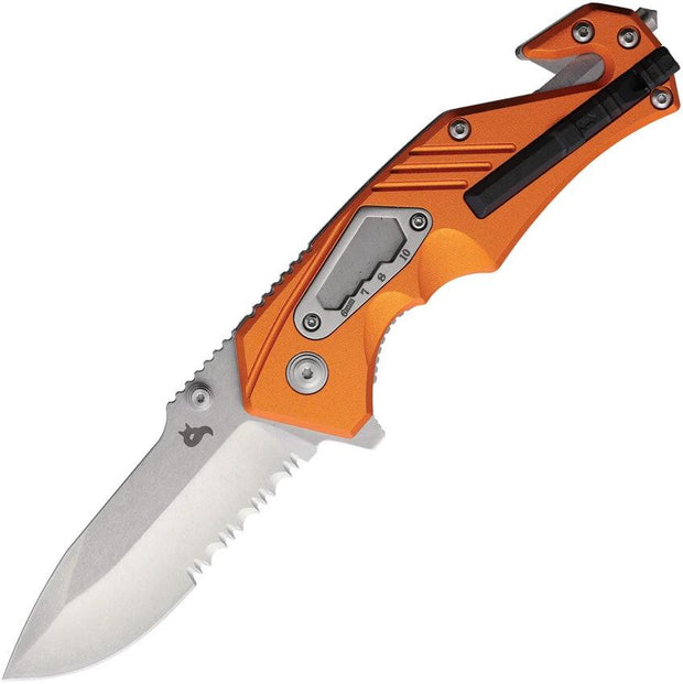 Black Fox Demand Rescue Linerlock Org BF-784-OR by Black Fox