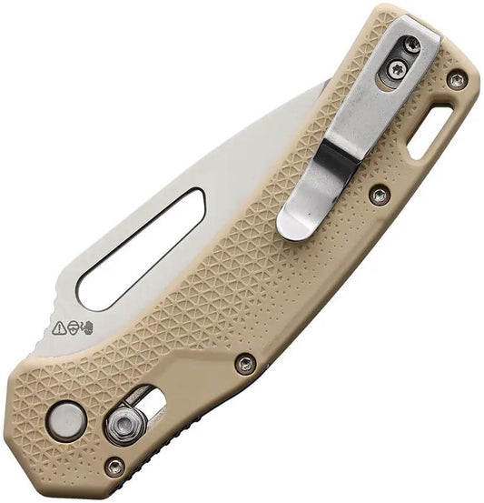 BlackFire Pivot Lock Folding Knife Tan with D2 Drop Point Blade for EDC Enthusiasts by BlackFire