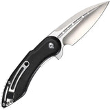 Begg Knives Mini Glimpse Liner Lock Black G10 EDC Knife With 3 Inch Satin D2 Blade by Begg Knives