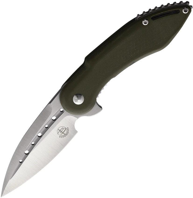 Begg Knives Mini Glimpse Linerlock OD MINI GLIMPSE W/HOLES by Begg Knives