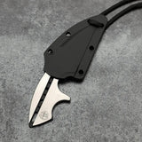 Begg Knives Tree Frog Neck Knife Two-Tone AUS-10A Wharncliffe 2-In Blade for Everyday EDC Enthusiasts by Begg Knives