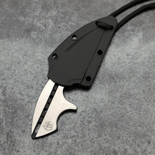 Begg Knives Tree Frog Neck Knife Two-Tone AUS-10A Wharncliffe 2-In Blade for Everyday EDC Enthusiasts by Begg Knives