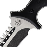 Begg Knives Bolo Fixed Blade Knife Sawback AUS 10A 8 Inch Blade Black Handle Durable Outdoor Survival Enthusiasts by Begg Knives