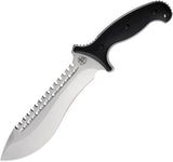 Begg Knives Bolo Fixed Blade Black/Satin BS210695 by Begg Knives