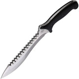 Begg Knives Bolo Fixed Blade Knife Sawback 8in AUS-10A Satin Finish Full Tang for Outdoor Survivalists and Adventurers by Begg Knives
