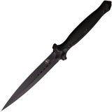 Begg Knives Filoso Dagger Black 6 Inch Double Edge 1095HC Blade Nylon Handle Sheath For Tactical Enthusiasts by Begg Knives