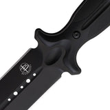 Begg Knives Filoso Dagger Black AUS10A Eight Inch Double Edge Blade Full Tang Sheath Included For Tactical Enthusiasts by Begg Knives