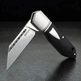 Begg Knives Bullet Train Slip Joint BG036 Reverse Tanto EDC Knife With Satin 14C28N Blade And G10 Handle by Begg Knives