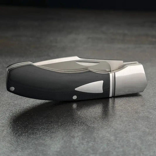 Begg Knives Recurve Slip Joint Knife With Satin 14C28N Blade Black G10 Handle For EDC Enthusiasts by Begg Knives