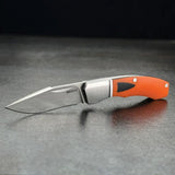 Begg Knives Mini Hunter Slip Joint EDC Pocket Knife With Satin 14C28N Blade Orange Black G10 by Begg Knives