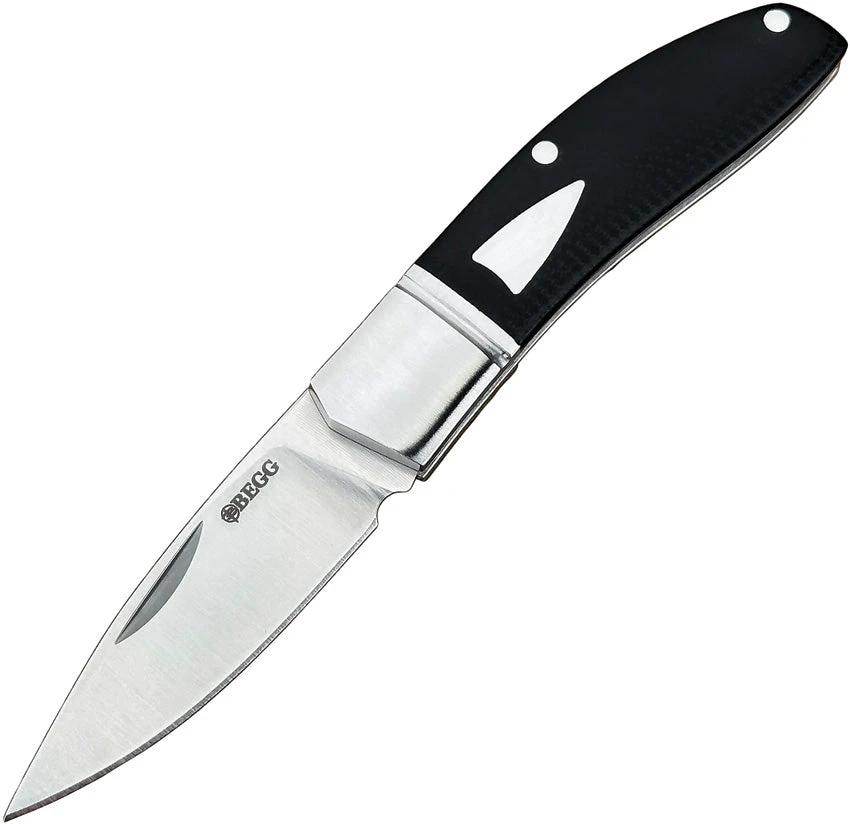 Begg Knives Mini Hunter Slip Joint Blk BG043 BZ011715S by Begg Knives