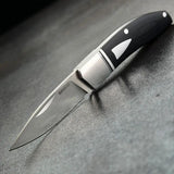 Begg Knives Mini Hunter Slip Joint Satin Drop Point Blade 14C28N G10 Handle Compact EDC Enthusiasts by Begg Knives