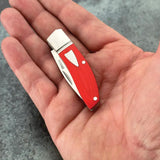Begg Knives Mini Hunter Slip Joint Red G10 BG044 Premium EDC Knife With Satin 14C28N Sandvik Blade by Begg Knives