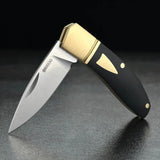 Begg Knives Mini Hunter Slip Joint Knife For EDC Enthusiasts Premium Black G10 Handle Satin 14C28N Blade by Begg Knives