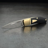 Begg Knives Mini Hunter Slip Joint Knife For EDC Enthusiasts Premium Black G10 Handle Satin 14C28N Blade by Begg Knives