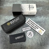Begg Knives Mini Hunter Slip Joint Knife For EDC Enthusiasts Premium Black G10 Handle Satin 14C28N Blade by Begg Knives
