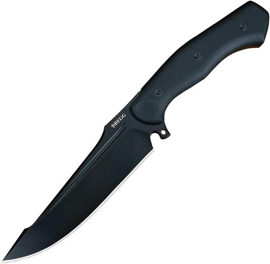 Begg Knives Alligator Fixed Blade Black BG047 BZ011735 by Begg Knives