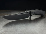 Begg Knives Alligator Fixed Blade Knife Harpoon Tip Full Tang with PVD Coated 14C28N Blade for Outdoor Enthusiasts by Begg Knives