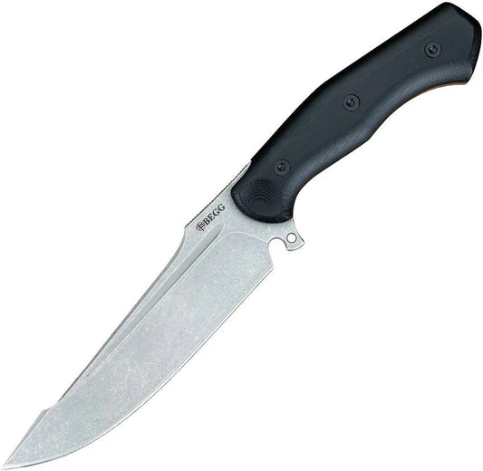 Begg Knives Alligator Fixed Blade Black BG048 BZ011735 by Begg Knives
