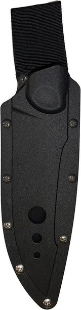 Begg Knives Alligator Fixed Blade Harpoon Tip 12in Black G10 Handle Full Tang Knife With Sheath For Outdoor Enthusiasts by Begg Knives