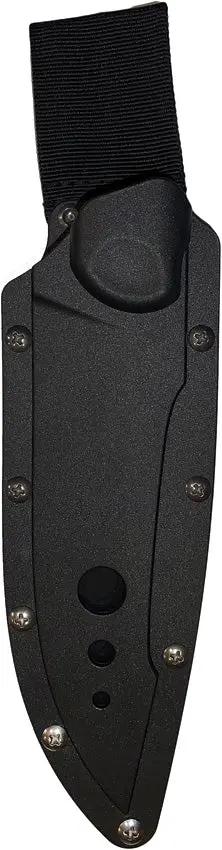 Begg Knives Alligator Fixed Blade Harpoon Tip 12in Black G10 Handle Full Tang Knife With Sheath For Outdoor Enthusiasts by Begg Knives