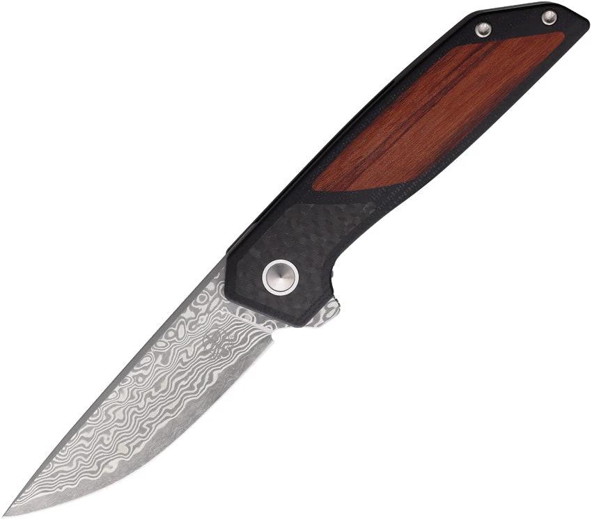 Begg Knives Diamici Linerlock Damascus BG056G10 DIAMICI DAMASCUS by Begg Knives