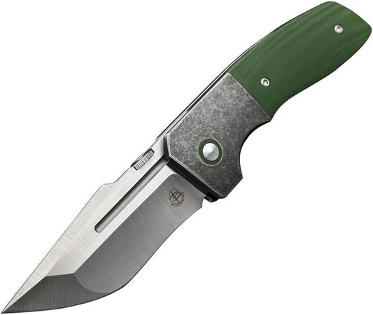 Begg Knives One Bolster Lock OD ONE OD GREEN by Begg Knives