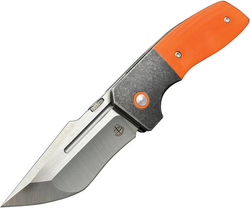 Begg Knives One Bolster Lock Orange ONE ORANGE by Begg Knives