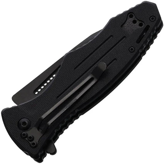 Blackhawk Hornet Linerlock Assisted Opening Knife Three And A Half Inch D2 Blade G10 Handle Rugged EDC Pros by Blackhawk