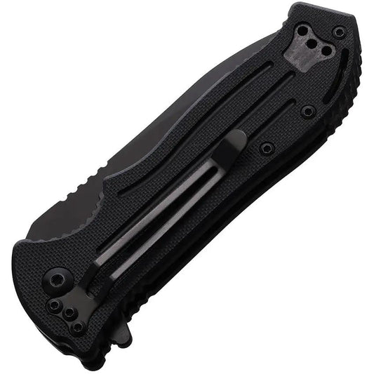 Blackhawk Point Man Linerlock Assisted Opening Knife With DLC Coated D2 Blade And G10 Handle For EDC by Blackhawk